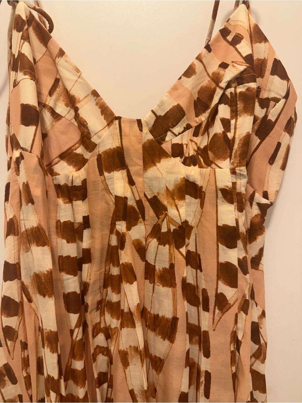 FARM Rio Tan and Brown Printed Maxi Dress - Picture 5 of 5